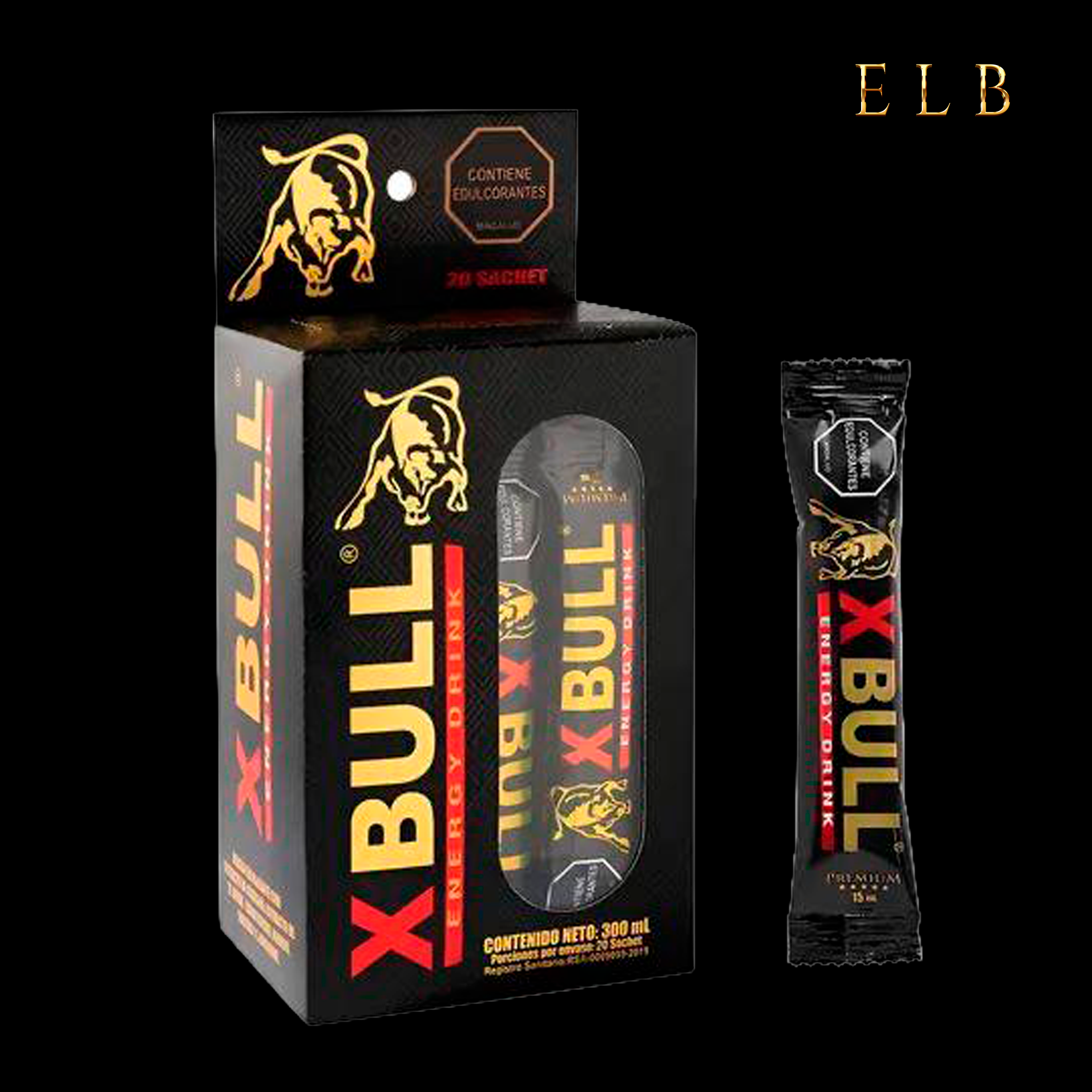 X-BULL Bebida Energizante Sachet 15 ml – HOMBRE